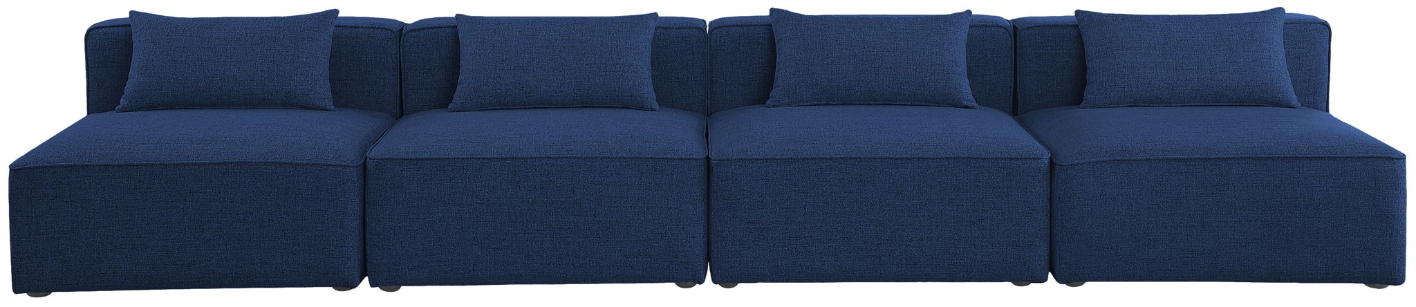 Cube - Linen Modular 4 Seat Armless Sofa - Urban Living Furniture (Los Angeles, CA)