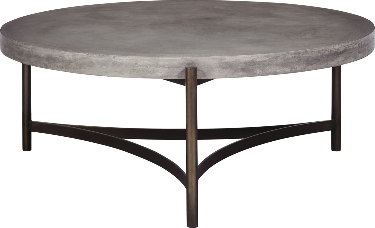 Lyon - Round Concrete And Metal Table