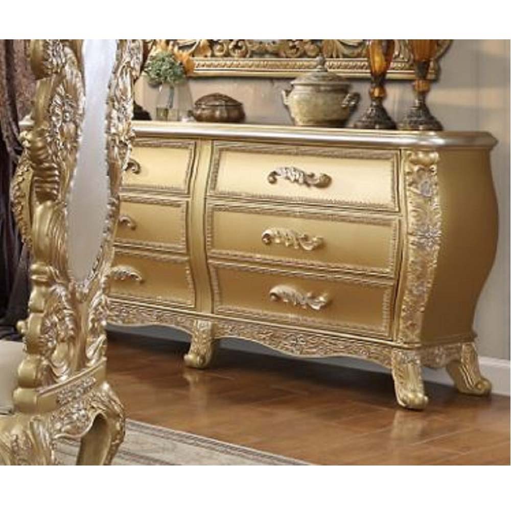 Cabriole - Server - Gold Finish - Urban Living Furniture (Los Angeles, CA)