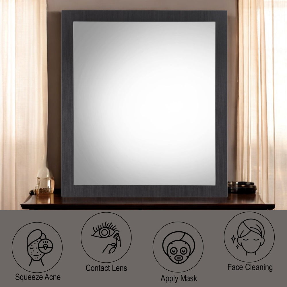 Eos - Mirror - Walnut & Black - Urban Living Furniture (Los Angeles, CA)