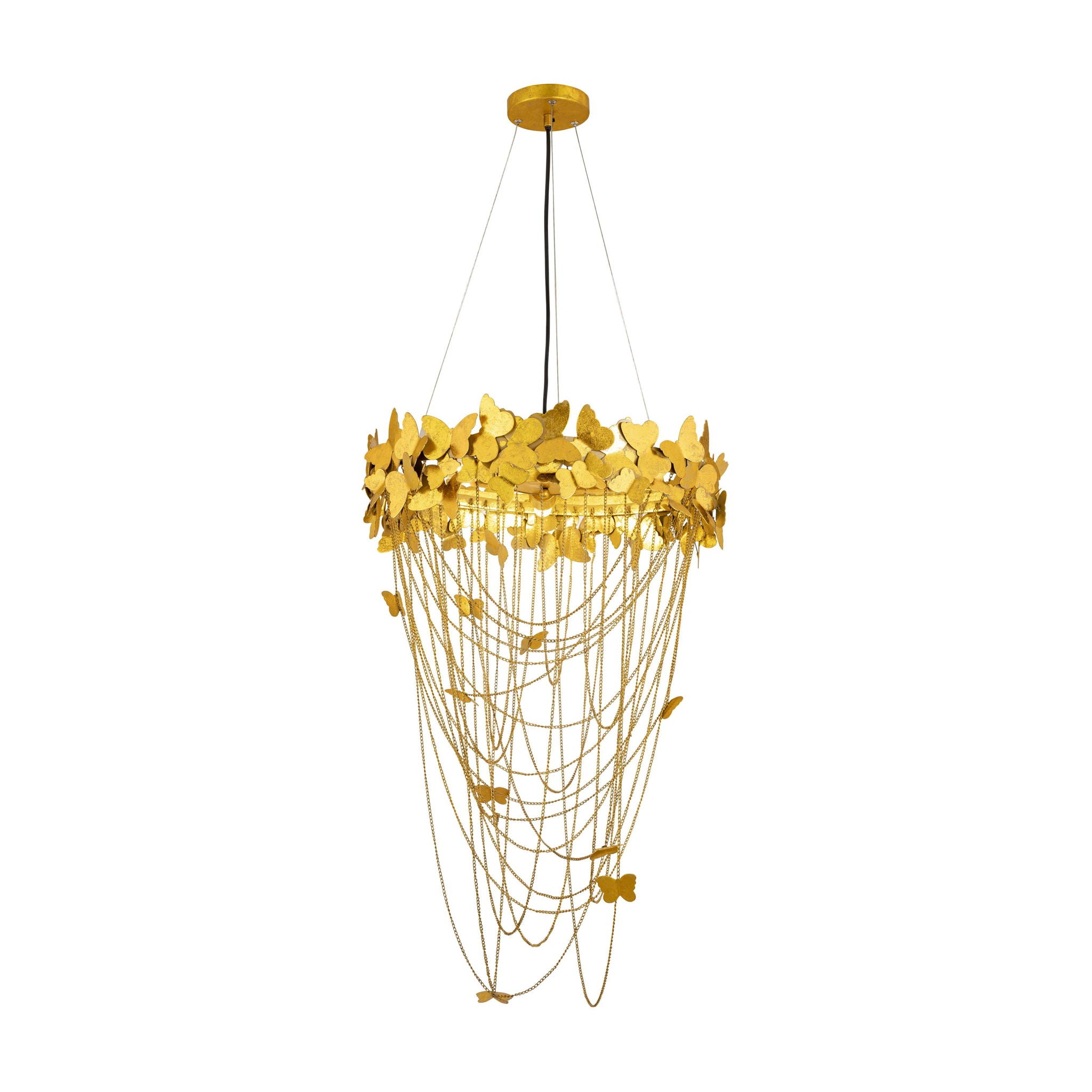 Butterfly - Chandelier - Gold - Urban Living Furniture (Los Angeles, CA)