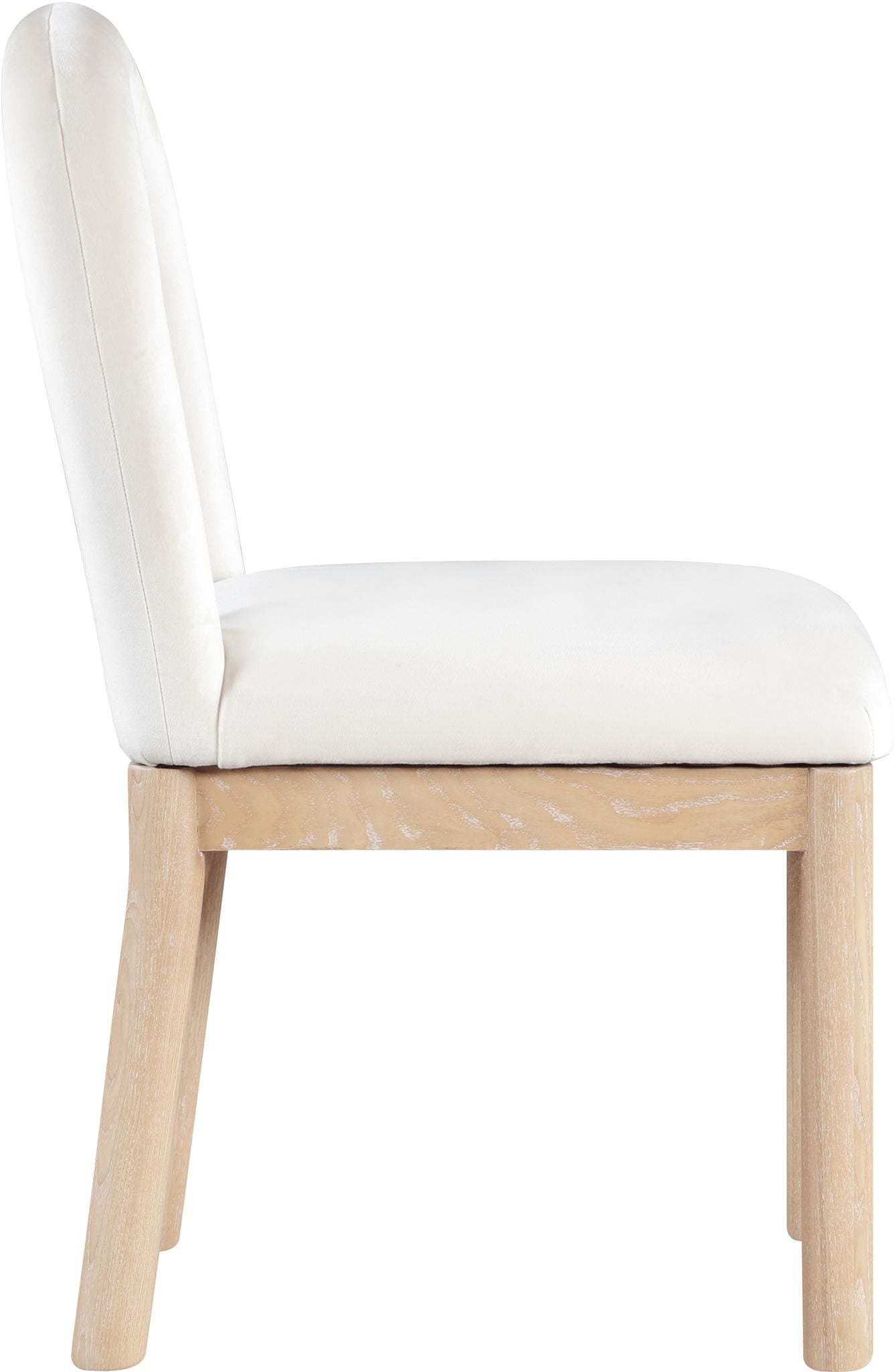 Conrad - Velvet Dining Chair With Natural Legs - Urban Living Furniture (Los Angeles, CA)