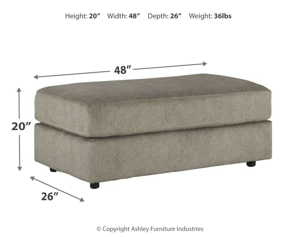 Soletren - Accent Ottoman - Urban Living Furniture (Los Angeles, CA)