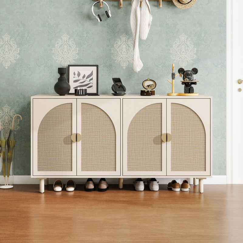 4 Door Cabinet, Customizable Storage System
