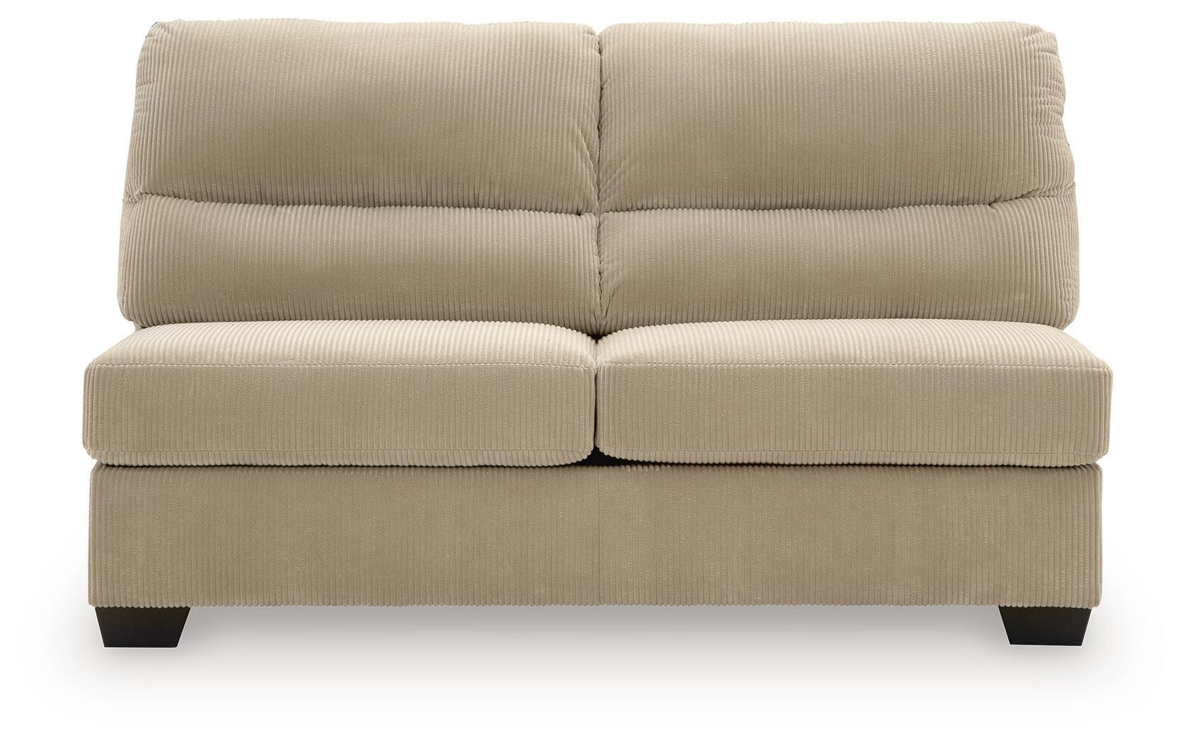 SimpleJoy - Armless Loveseat - Sand