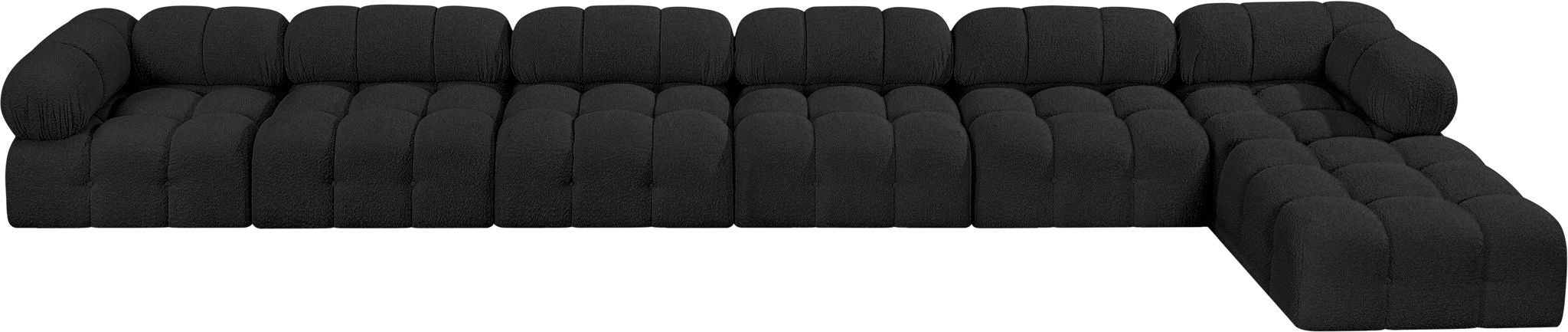 Ames - 7 Piece Boucle Fabric Modular L-Shaped Sectional - Urban Living Furniture (Los Angeles, CA)