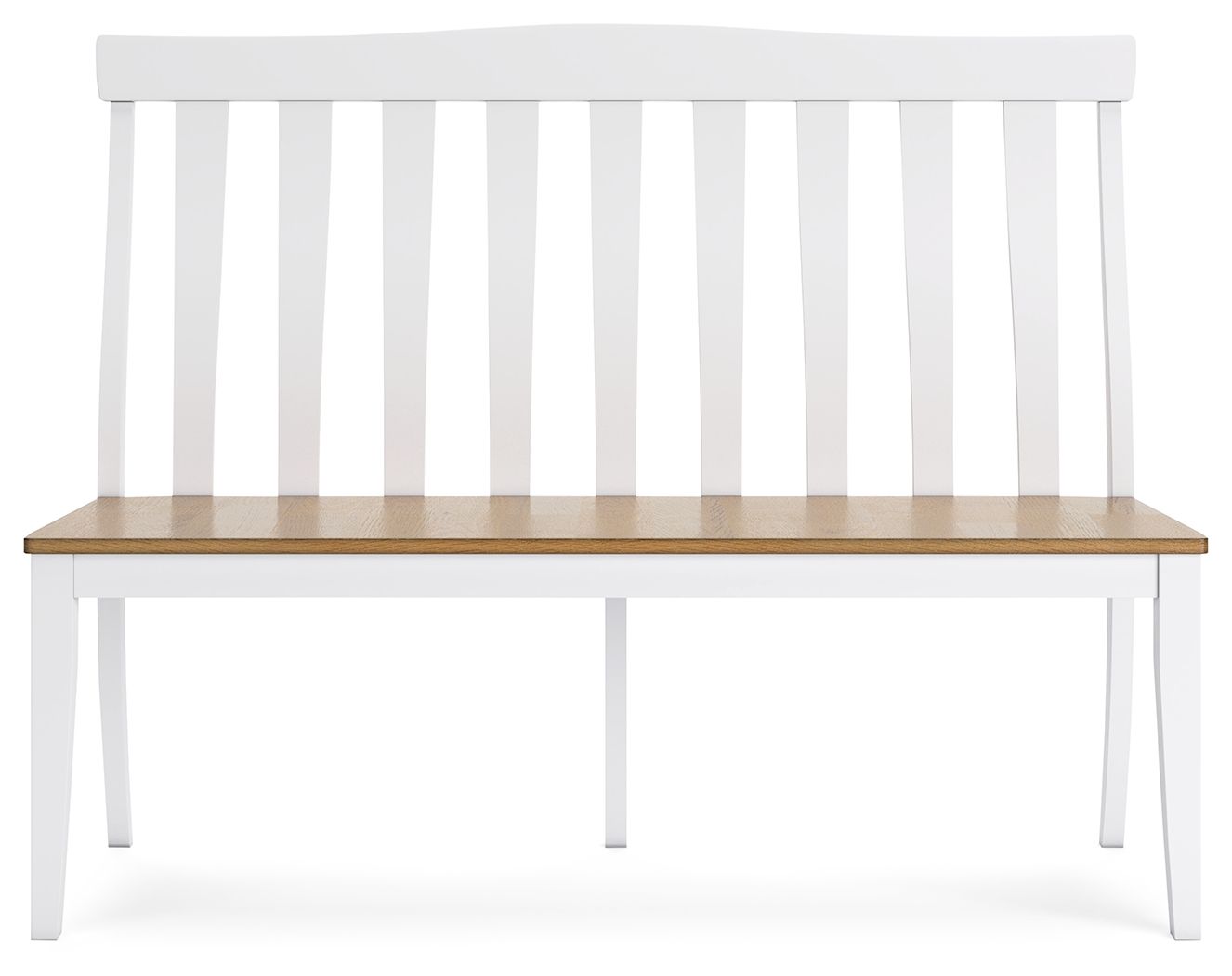 Ashbryn - White / Natural - Double Dining Chair - Urban Living Furniture (Los Angeles, CA)