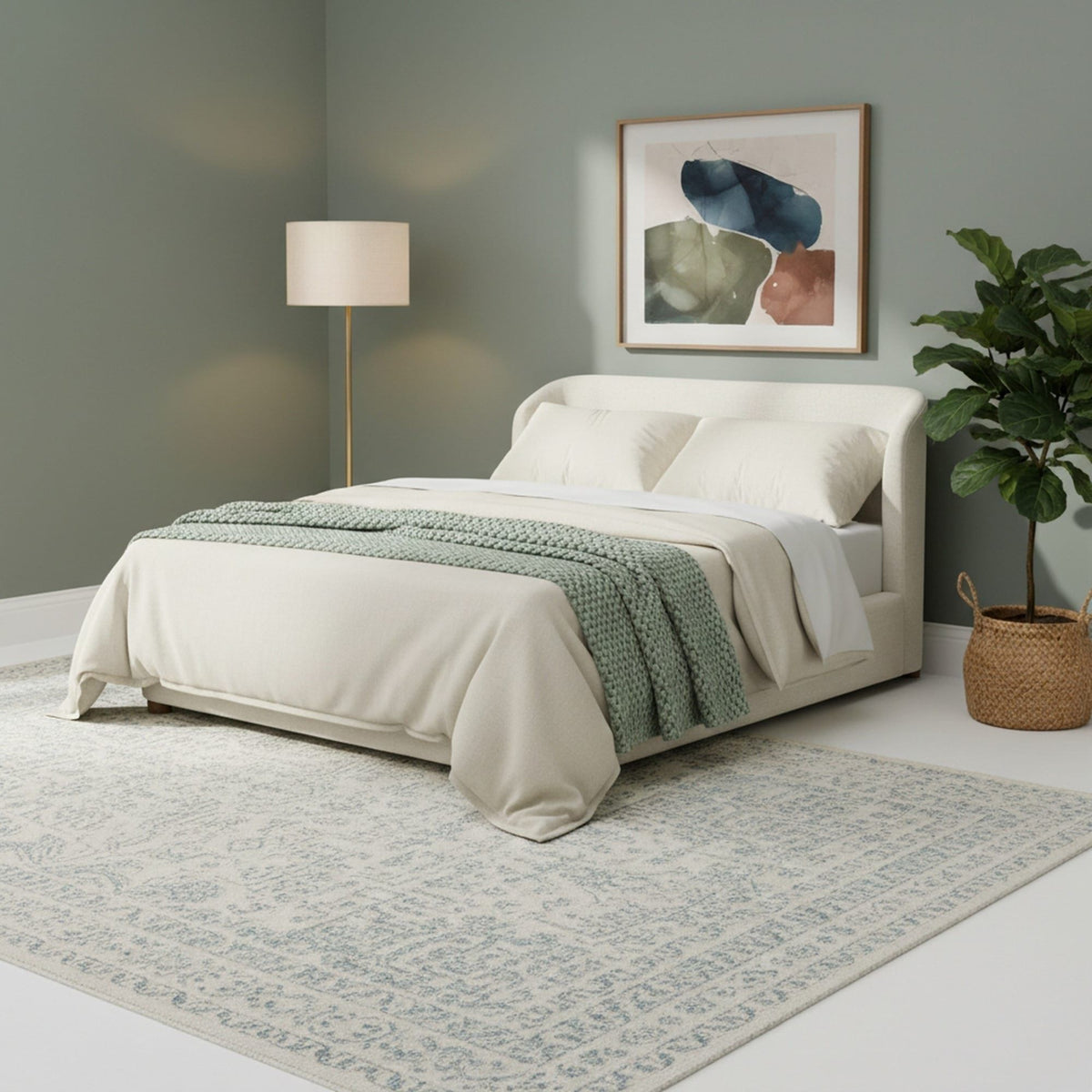 Virgil Kiki - Upholstered Platform Bed