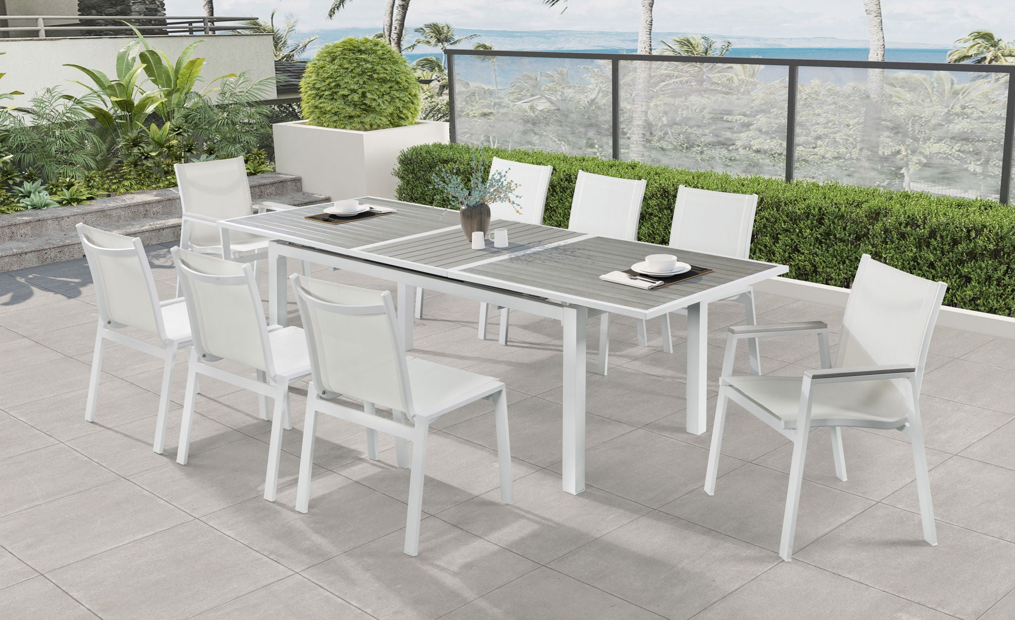 Nizuc - Outdoor Patio Extendable Dining Table - Urban Living Furniture (Los Angeles, CA)