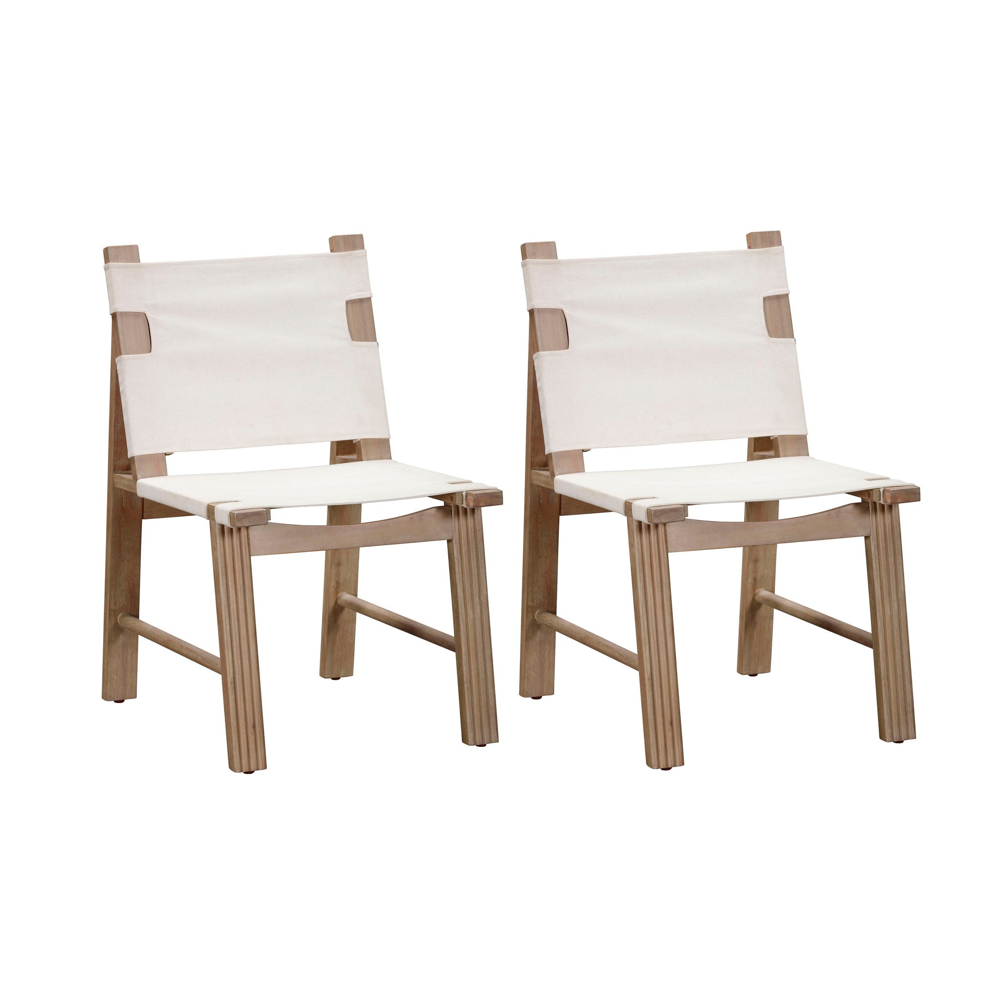Cassie - Outdoor Dining Chair (Set of 2) - Cream - Urban Living Furniture (Los Angeles, CA)