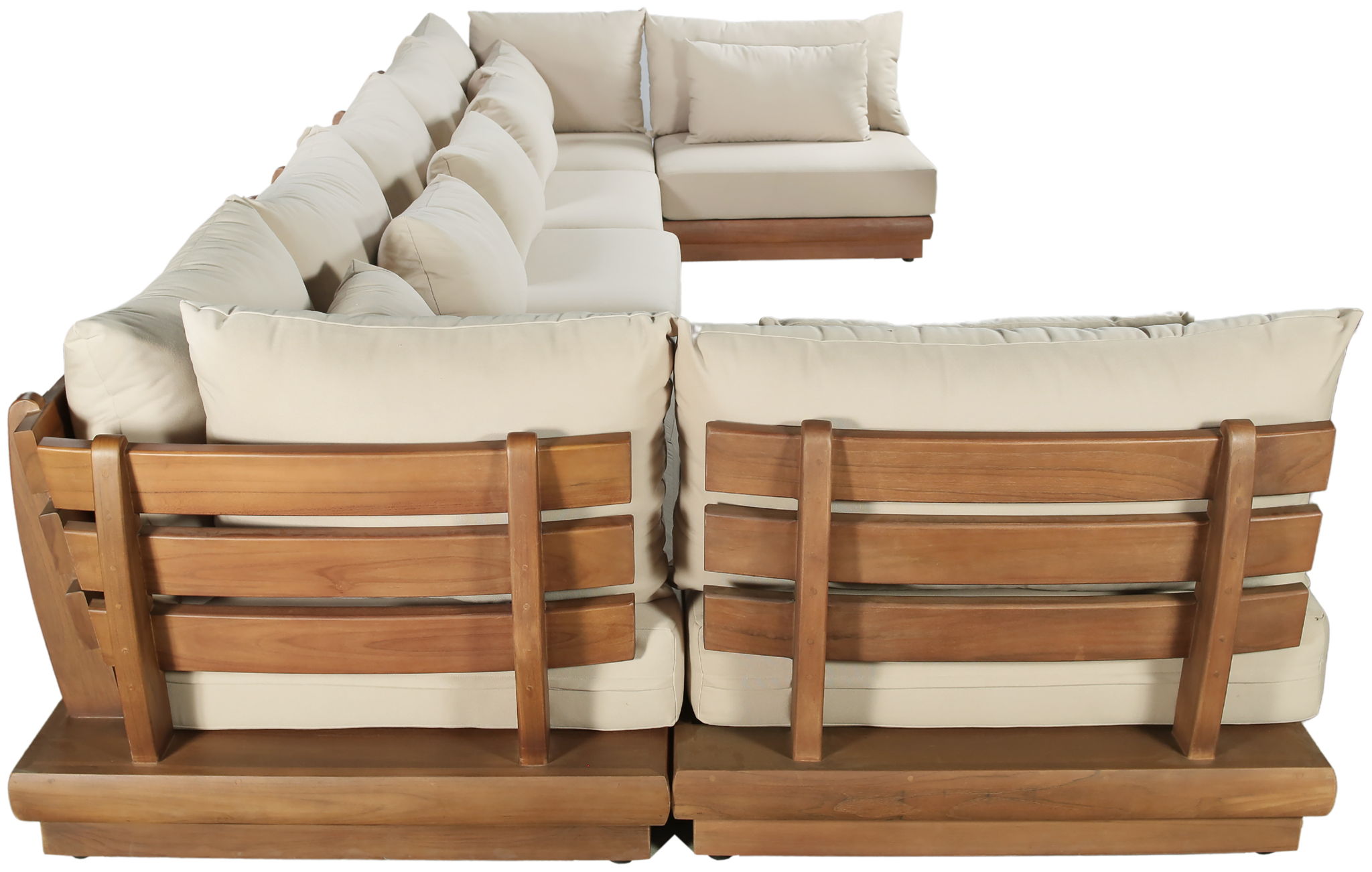Mirella - 7 Piece Water Resistant Fabric Upholstered Outdoor Patio Modular Sectional - Urban Living Furniture (Los Angeles, CA)