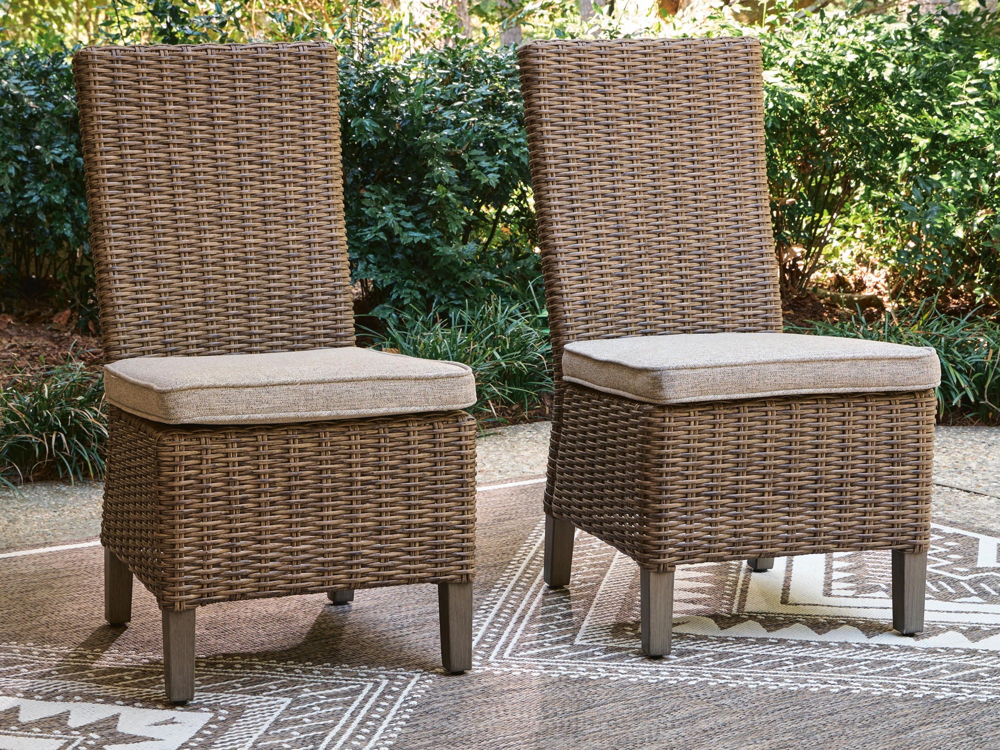Laguna Heights - Side Chair With Cushion (Set of 2) - Beige - Urban Living Furniture (Los Angeles, CA)