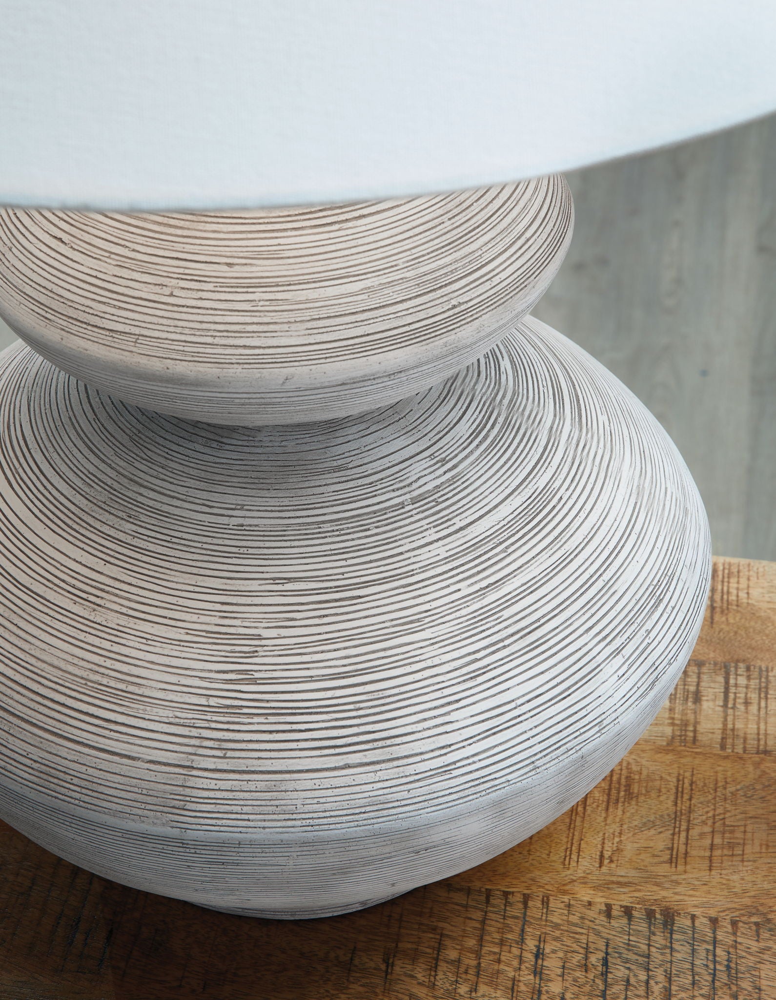 Brickdon - Distressed White - Poly Table Lamp - Urban Living Furniture (Los Angeles, CA)