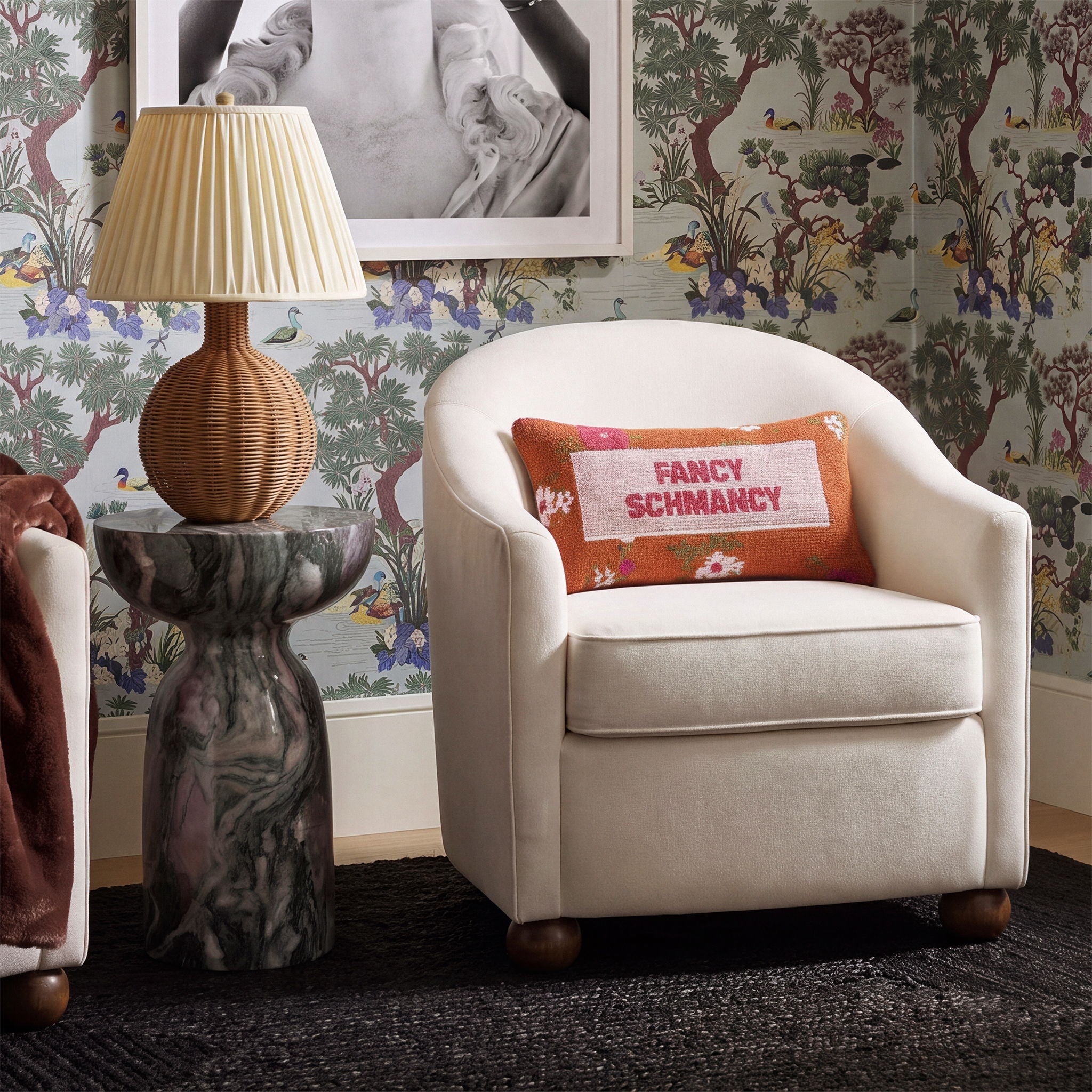 Cettie - Performance Velvet Accent Chair