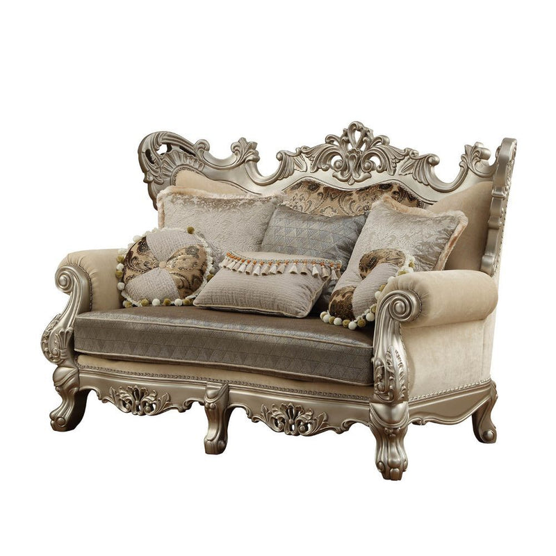 Ranita - Loveseat - Fabric & Champagne - Urban Living Furniture (Los Angeles, CA)