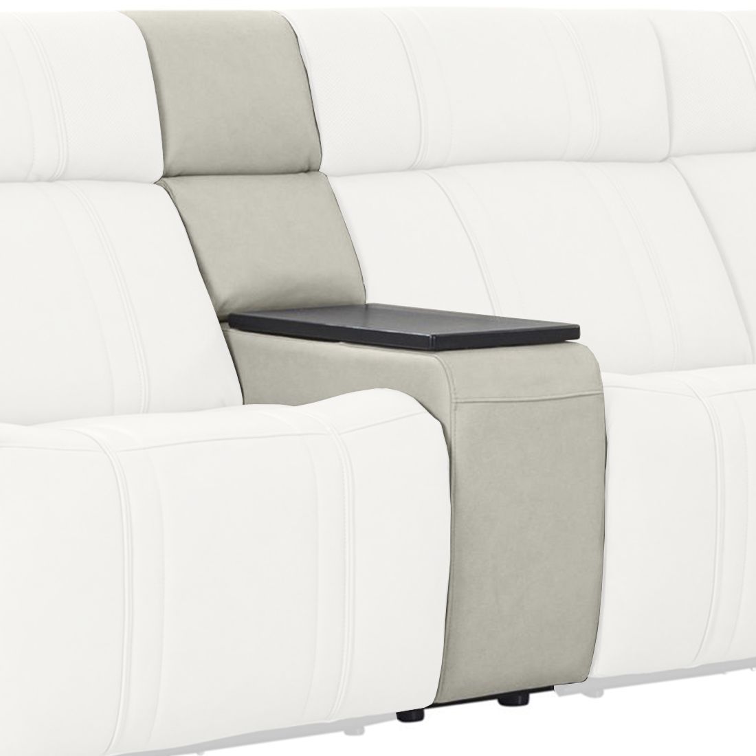 Sausalito - Swivel Console - Platinum Envy