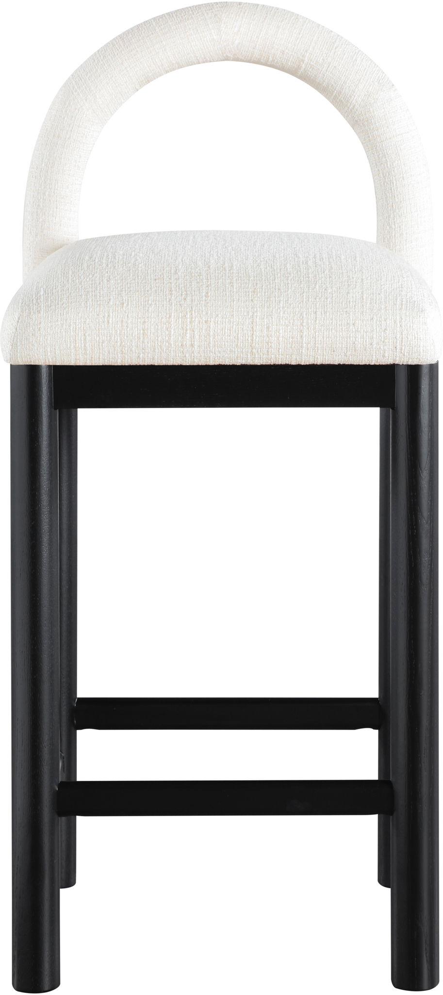 Conrad - Linen Counter Stool With Black Legs - Urban Living Furniture (Los Angeles, CA)