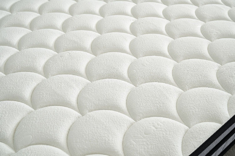 12" Full Size Hybrid Pillow Top Mattress A Box With Gel Infused Memory Foam, Breathable And Hypoallergenic, Medium Firm For Lumbar Support - White / Gray