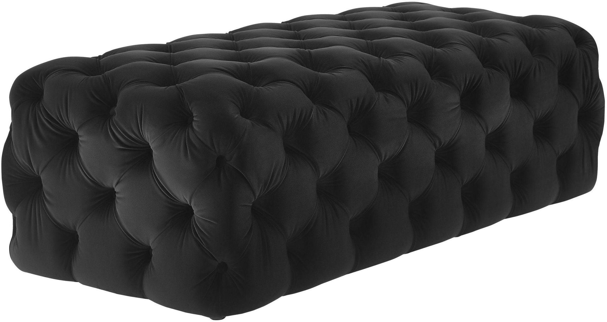 Kaylee - Velvet Ottoman - Urban Living Furniture (Los Angeles, CA)