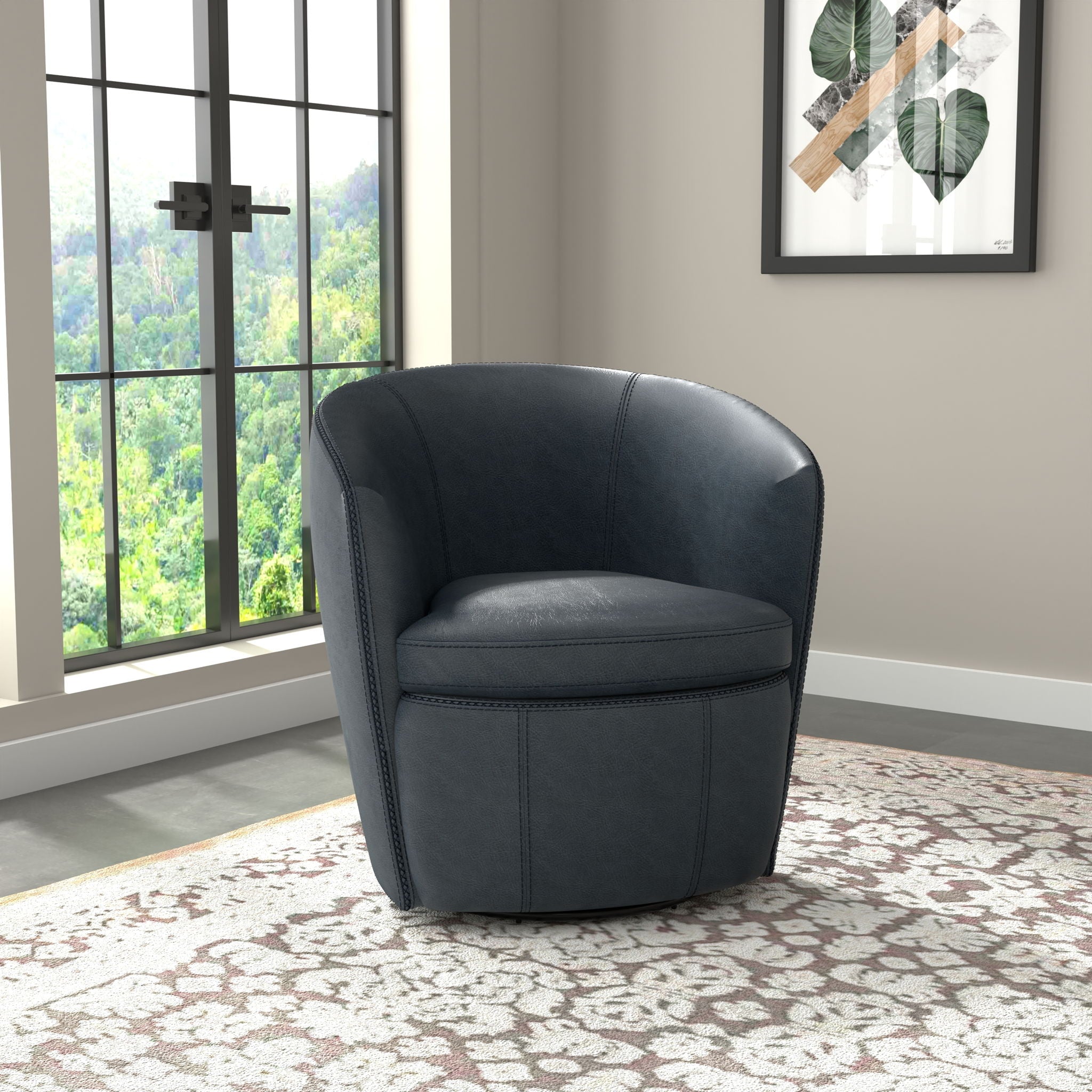 Barolo - Swivel Club Chair - Urban Living Furniture (Los Angeles, CA)