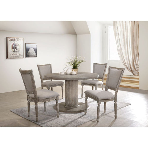 Gabrian - Side Chair (Set of 2) - Fabric & Reclaimed Gray - Urban Living Furniture (Los Angeles, CA)