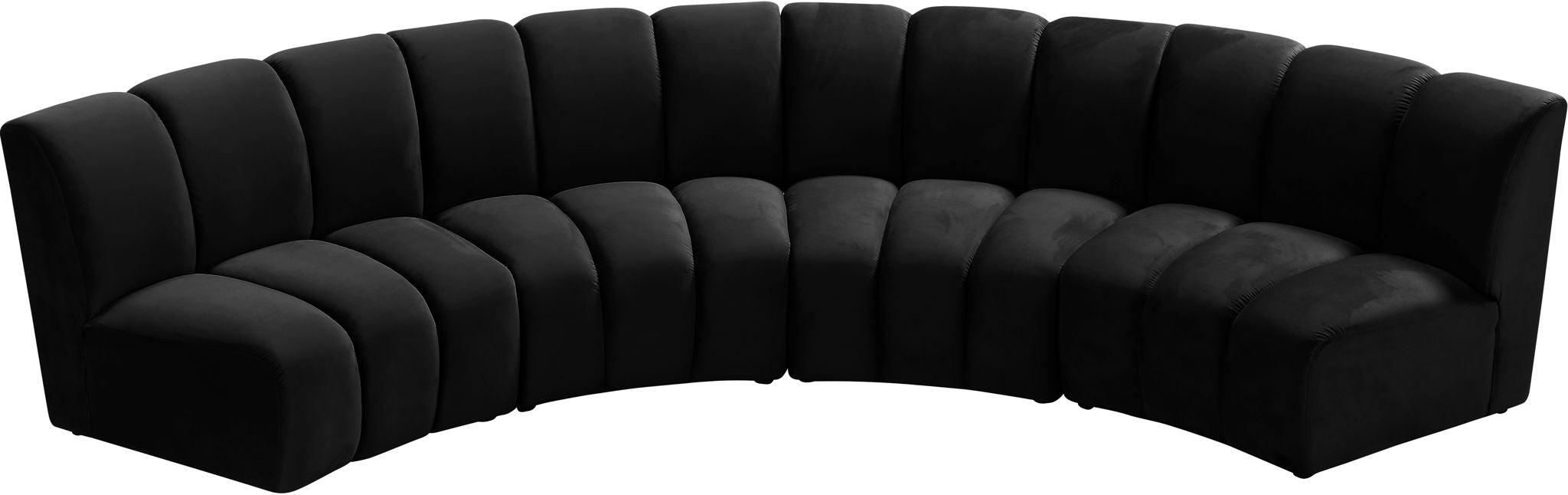 Infinity - 4 Piece Velvet Modular Sectional - Urban Living Furniture (Los Angeles, CA)