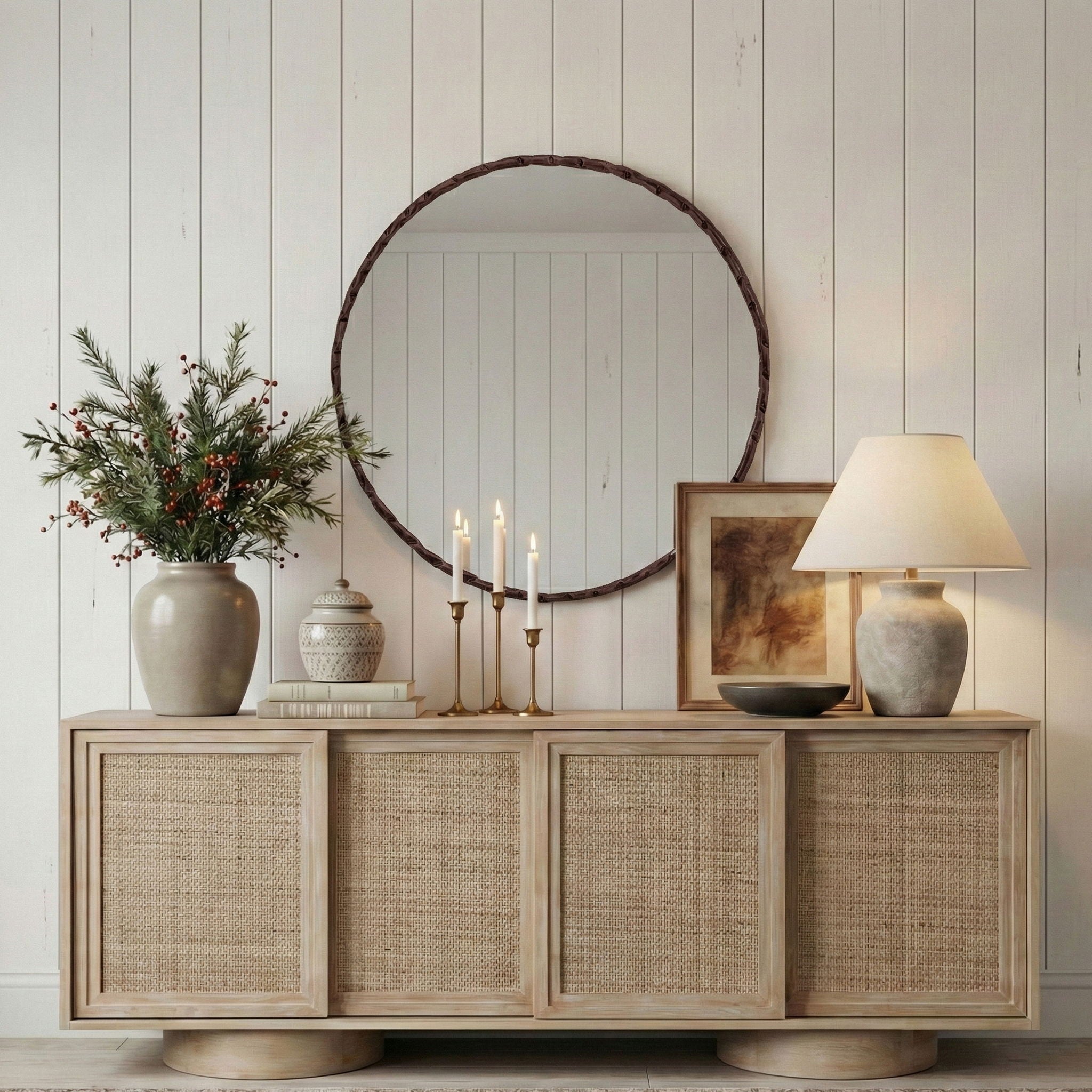 Hammer - Round Iron Mirror - Urban Living Furniture (Los Angeles, CA)