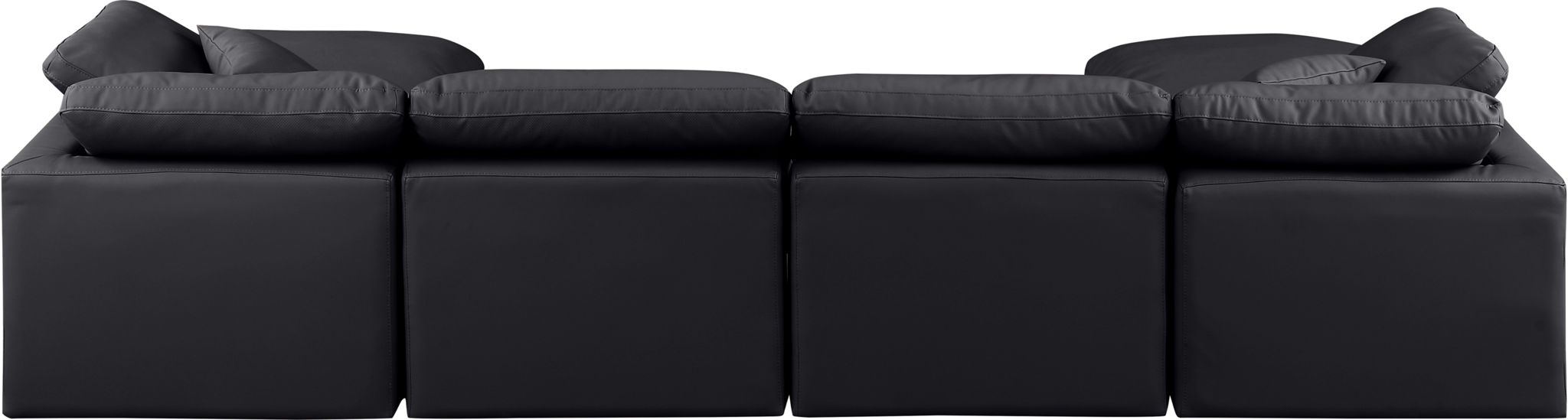Indulge - Faux Leather 6 Piece Modular Double Chaise Sectional - Urban Living Furniture (Los Angeles, CA)