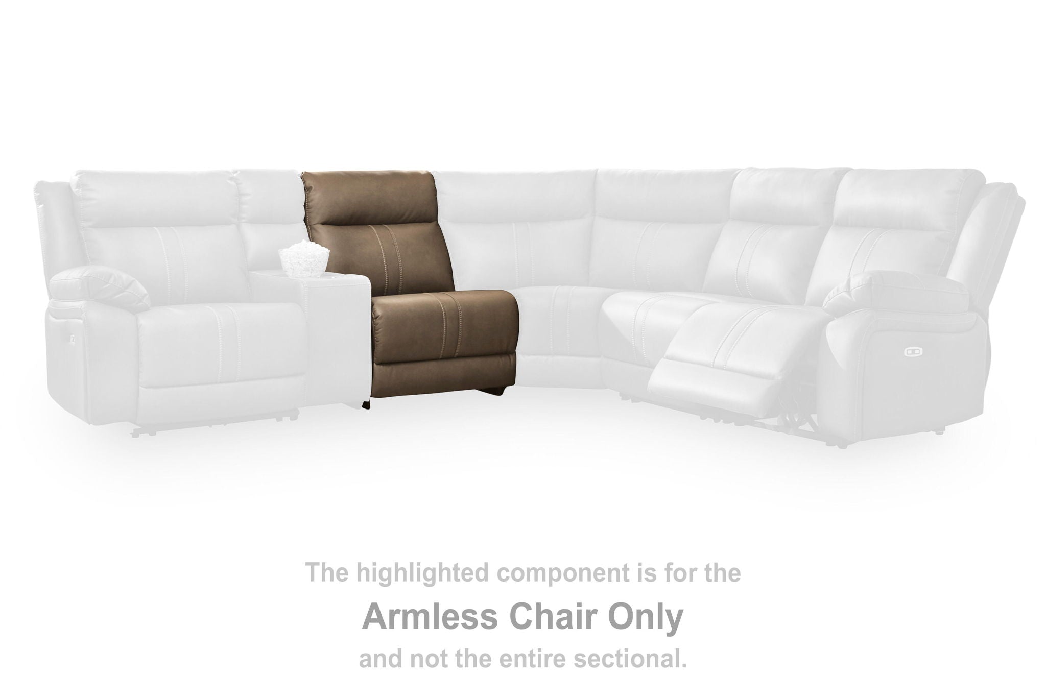 Max-Momentum - Armless Chair - Biscotti - Urban Living Furniture (Los Angeles, CA)