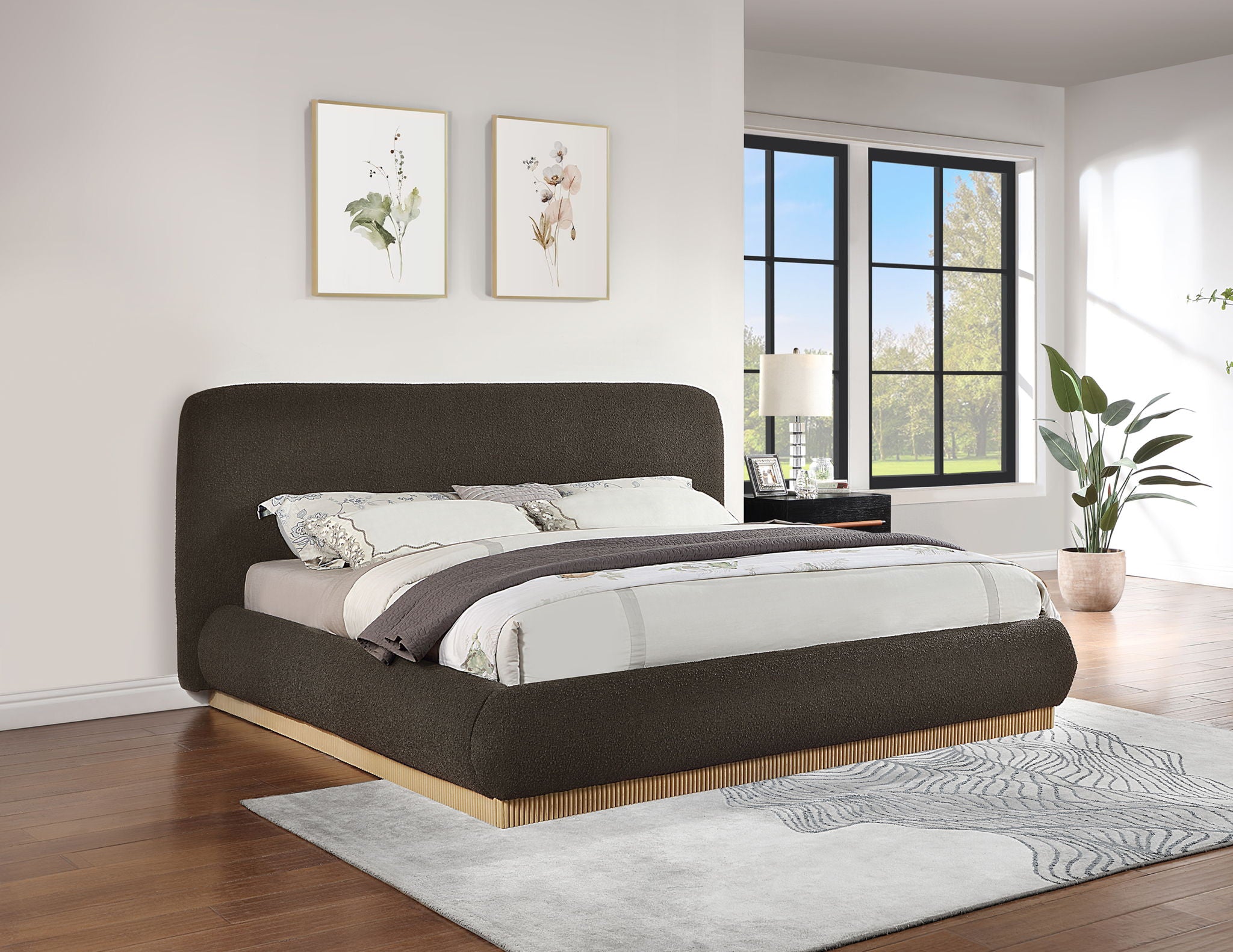 Rigby - Bed With Natural Base - Urban Living Furniture (Los Angeles, CA)