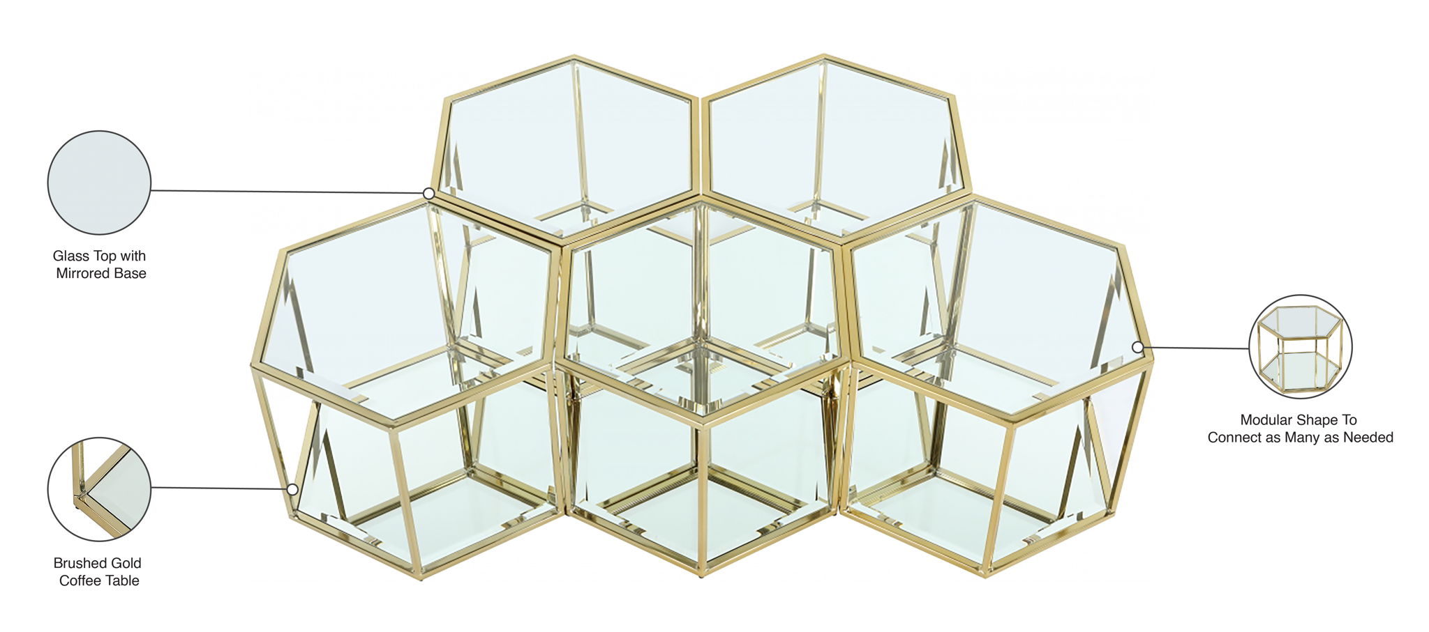 Sei - 5 Piece Coffee Table - Urban Living Furniture (Los Angeles, CA)