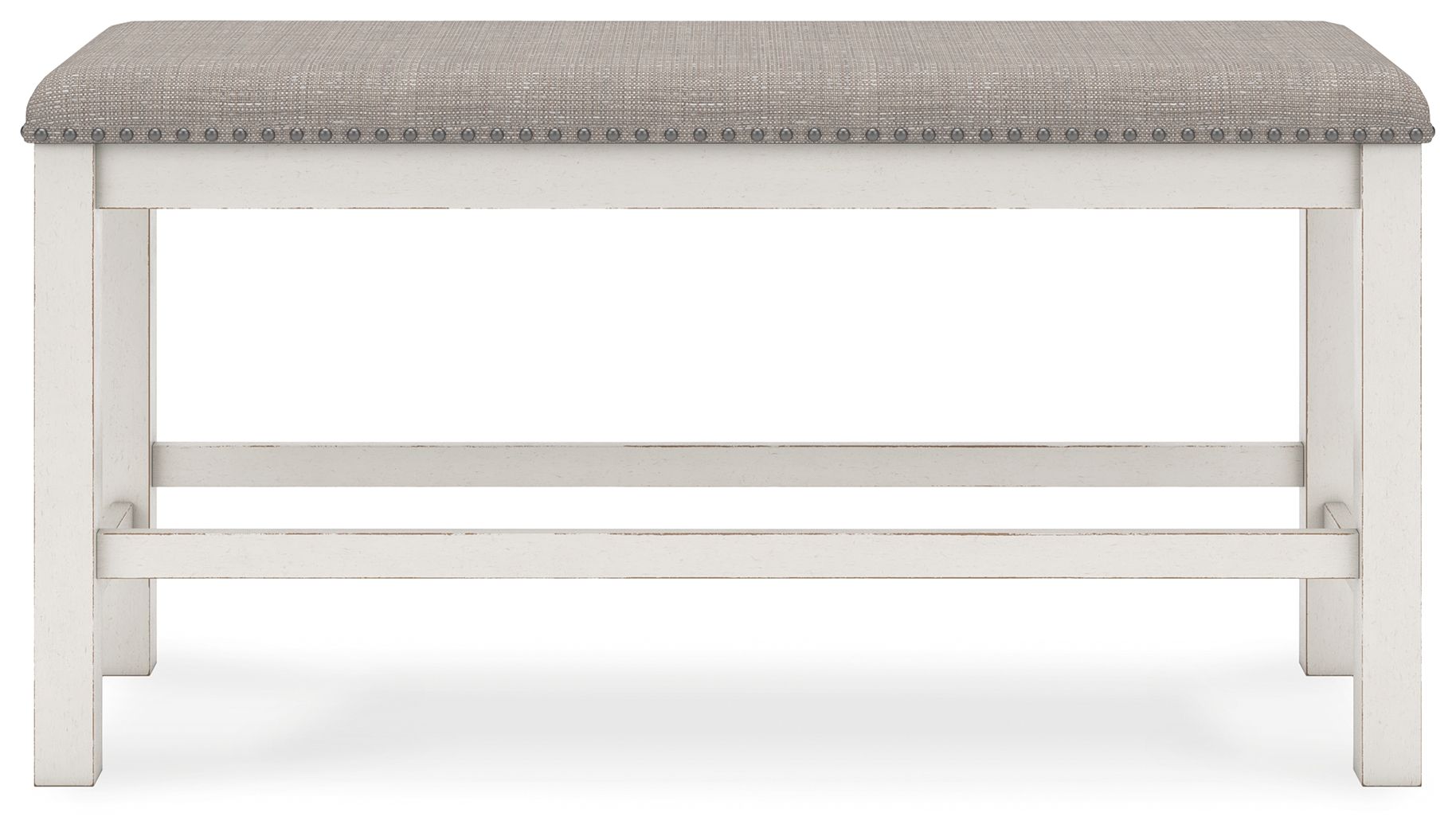 Robbinsdale - Dbl Counter Height Upholstered Dining Bench - Antique White - Urban Living Furniture (Los Angeles, CA)