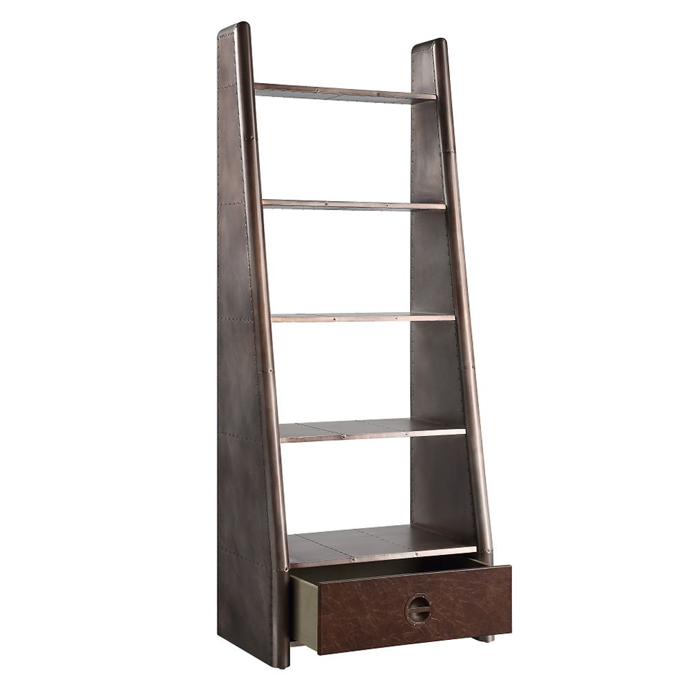 Brancaster - Bookcase - Aluminum - Urban Living Furniture (Los Angeles, CA)