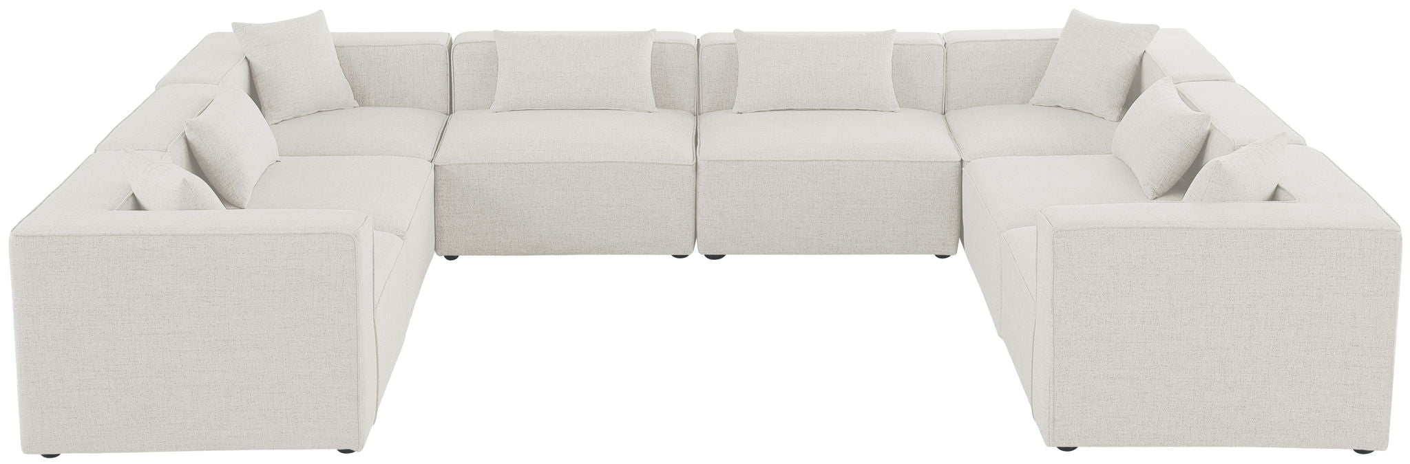 Cube - Linen 8 Piece Modular Sectional - Urban Living Furniture (Los Angeles, CA)