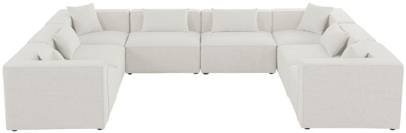 Cube - Linen 8 Piece Modular Sectional
