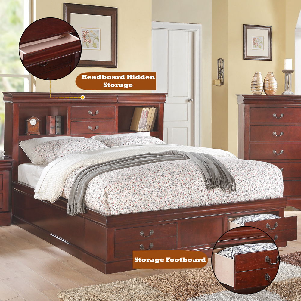 Louis Philippe III - Bed - Urban Living Furniture (Los Angeles, CA)
