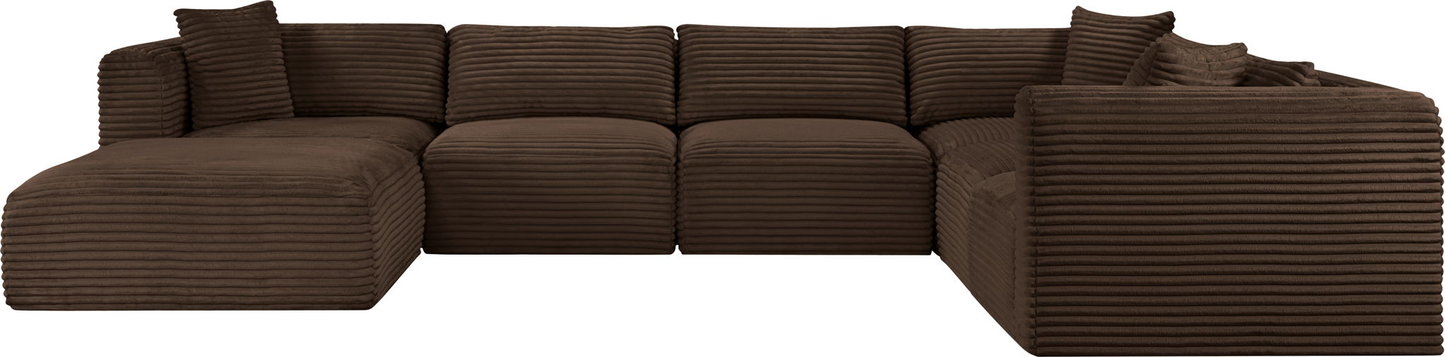 Shaggy - 7 Piece Modular U-Shaped Sectional With Ottoman - Urban Living Furniture (Los Angeles, CA)