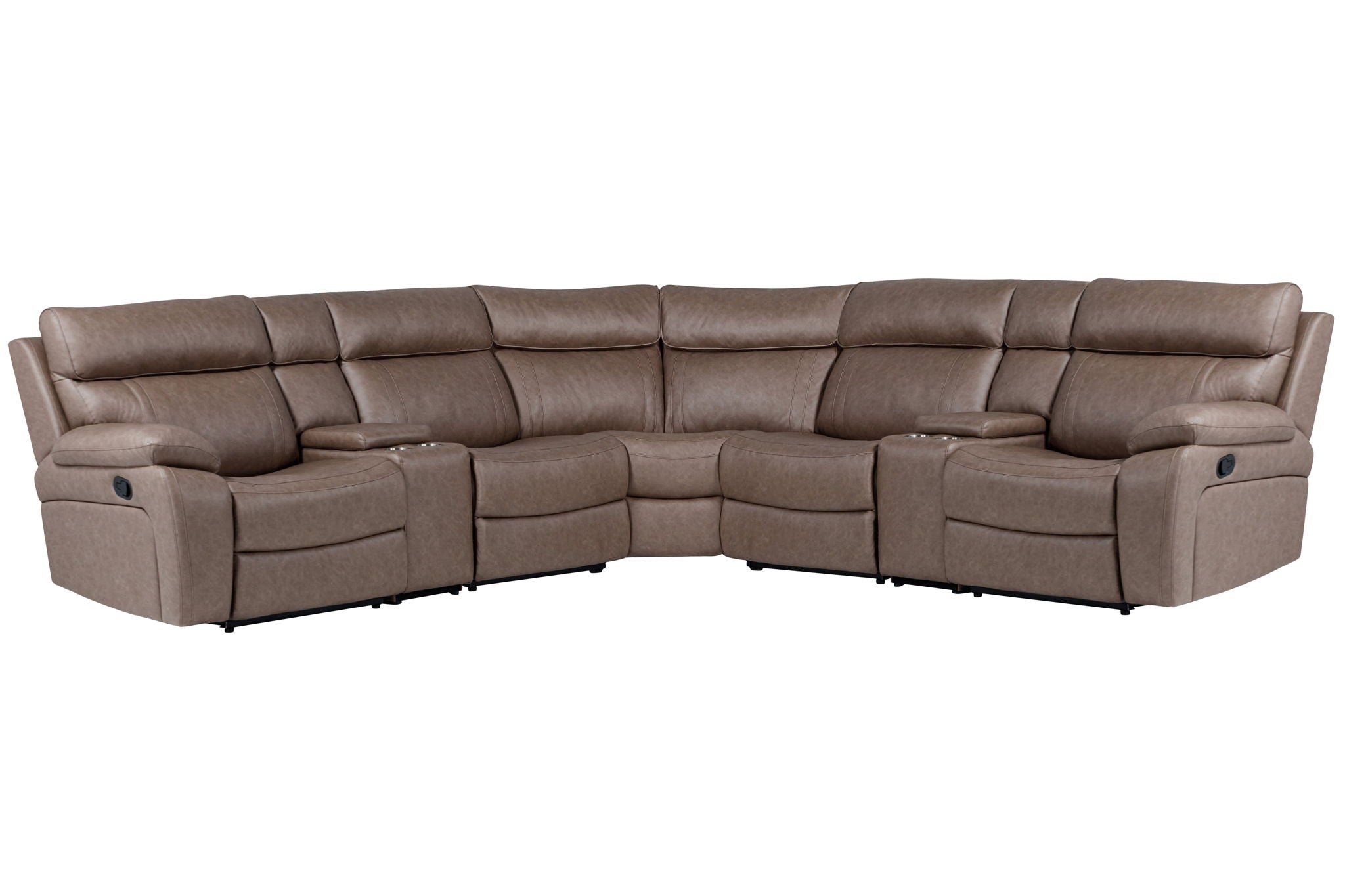 Theon - Modular Manual Reclining Sectional And Entertainment Console - Urban Living Furniture (Los Angeles, CA)