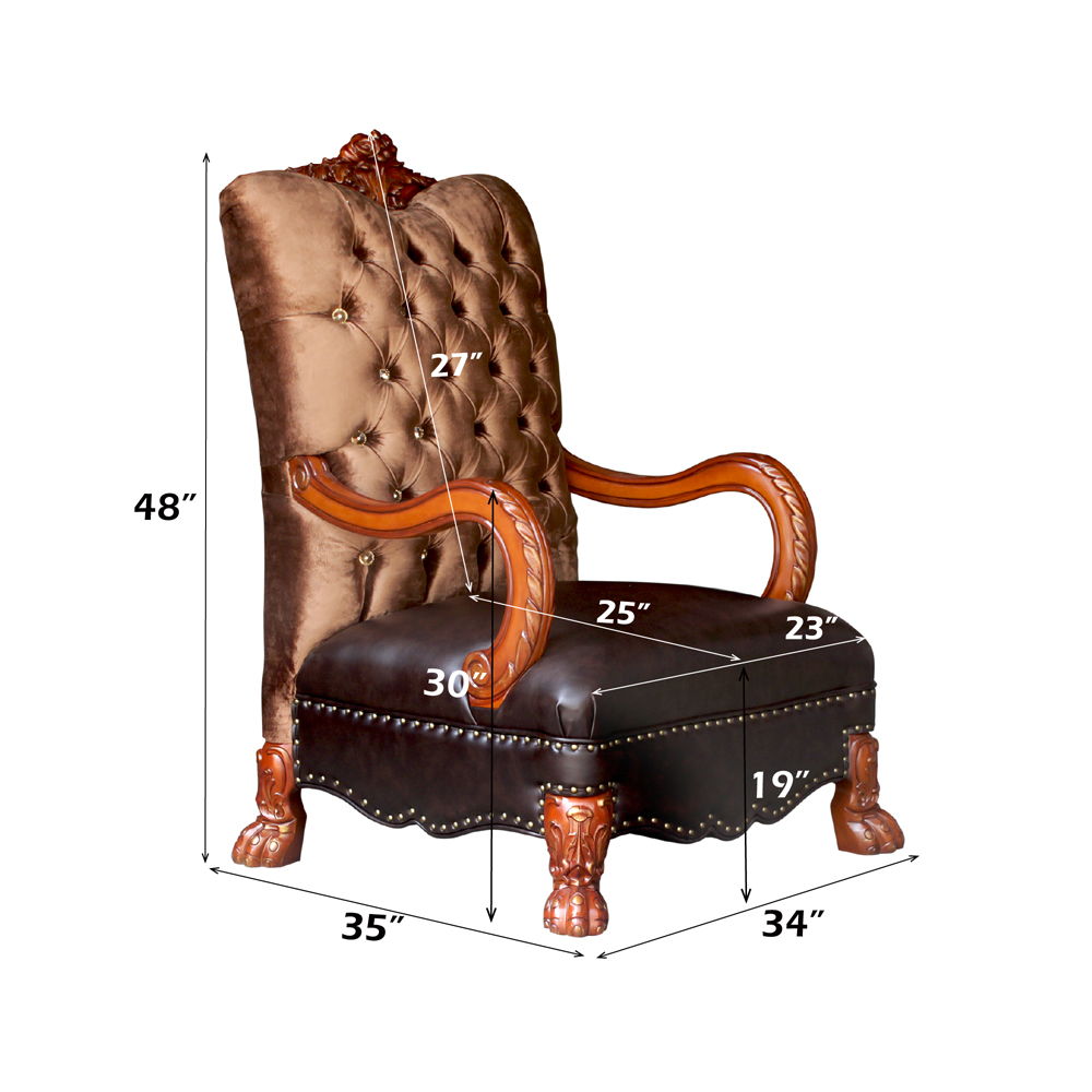 Dresden - Accent Chair w/1 Pillow - Urban Living Furniture (Los Angeles, CA)