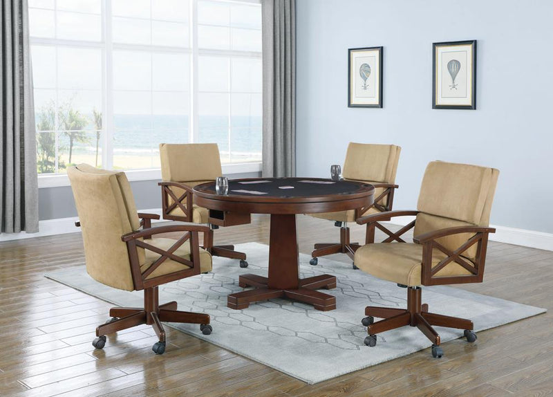 Marietta Casual Tobacco Finished Game Table - Urban Living Furniture (Los Angeles, CA)