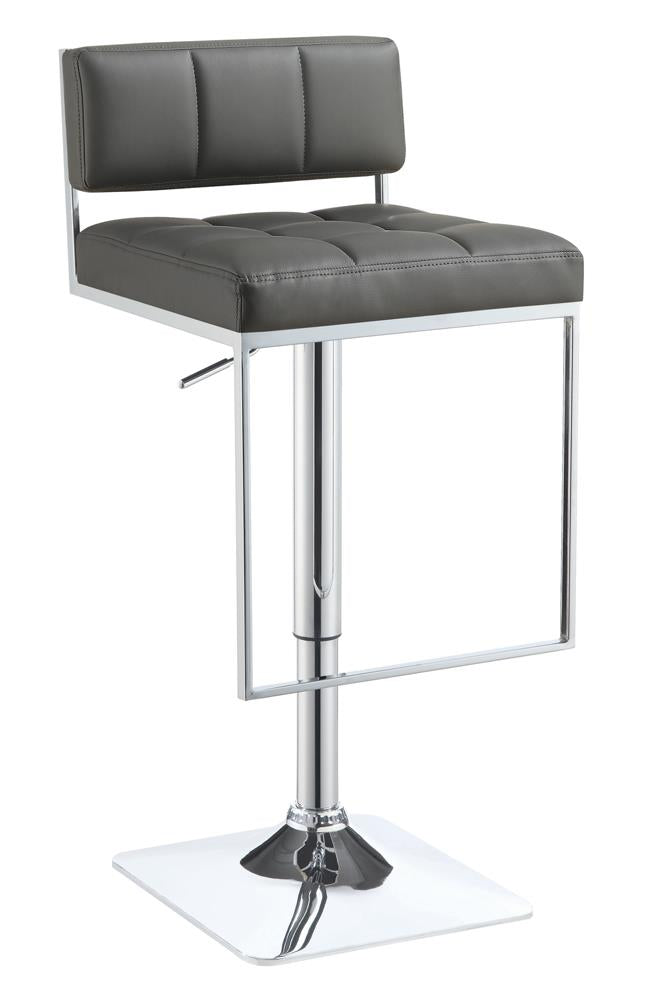 G100195 Contemporary Grey Adjustable Bar Stool image