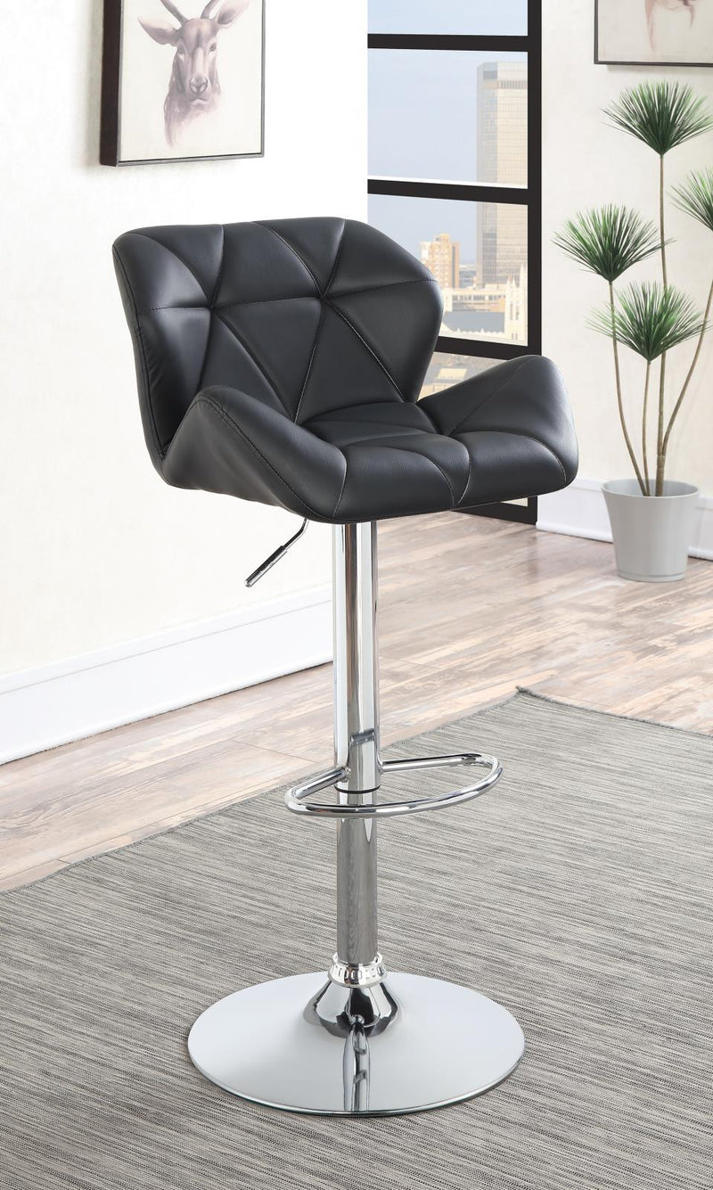 G100425 Modern Black Adjustable Bar Stool - Urban Living Furniture (Los Angeles, CA)