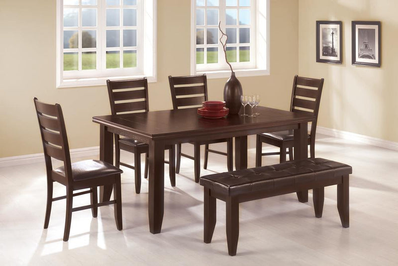 Dalila Cappuccino Rectangular Dining Table - Urban Living Furniture (Los Angeles, CA)