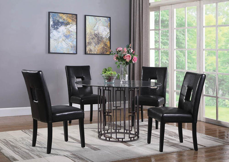 Newbridge Causal Black Counter-Height Chair - Urban Living Furniture (Los Angeles, CA)