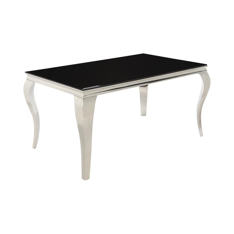 Barzini Dining Contemporary Black Dining Table - Urban Living Furniture (Los Angeles, CA)