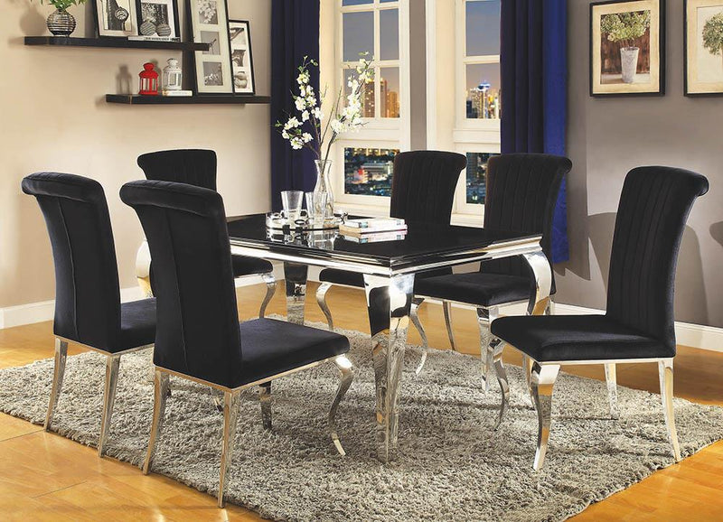 Barzini Dining Contemporary Black Dining Table image