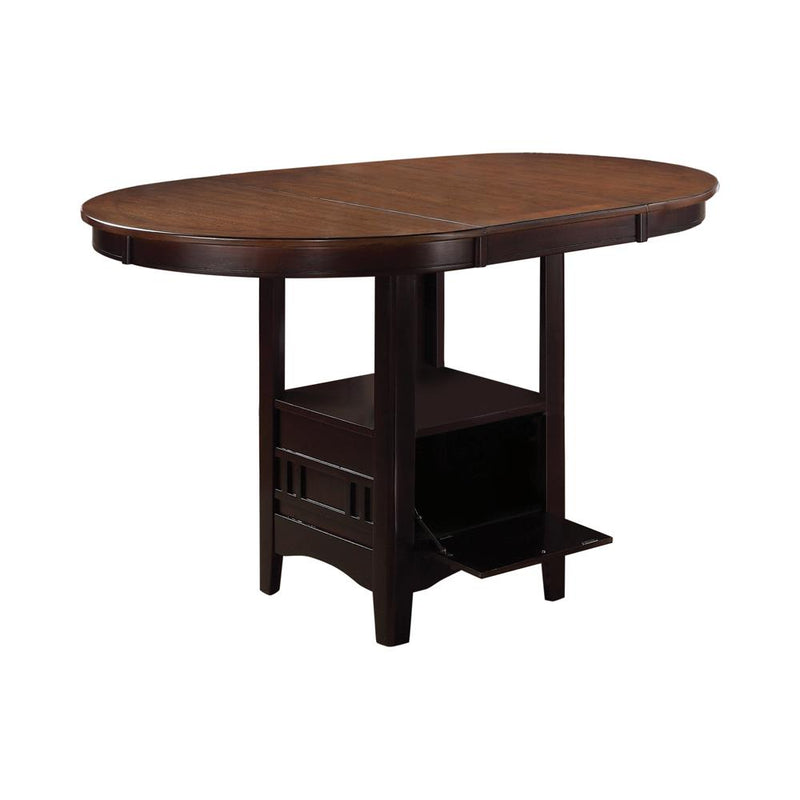 Lavon Transitional Light Oak and Espresso Counter-Height Table - Urban Living Furniture (Los Angeles, CA)