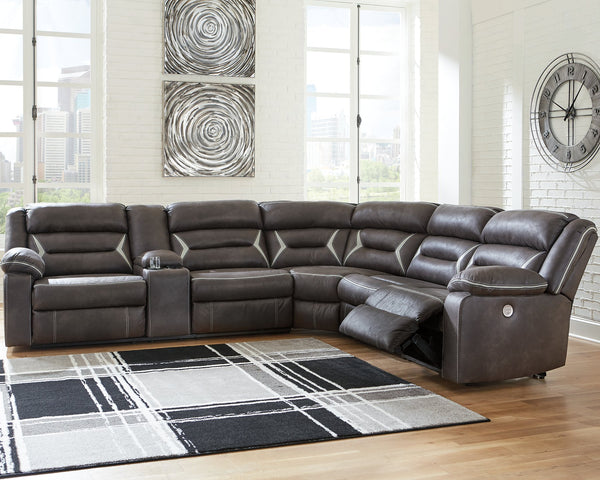 Kincord 4-Piece Power Reclining Sectional image