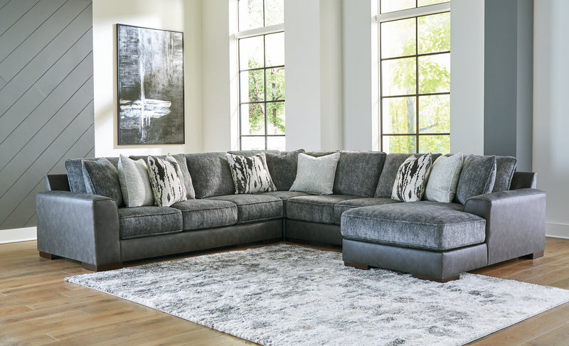 Larkstone 4-Piece Sectional with Chaise