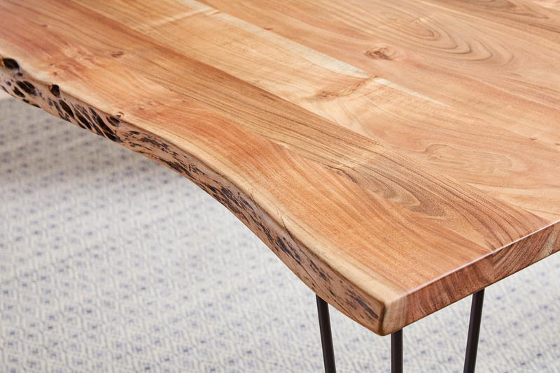 Industrial Natural Acacia Dining Table - Urban Living Furniture (Los Angeles, CA)